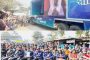 ত্রয়োদশ জাতীয় নির্বাচন ও গণভোট বার্তা সামনে রেখে বীরগঞ্জে ভ্রাম্যমাণ ভোটের গাড়ি