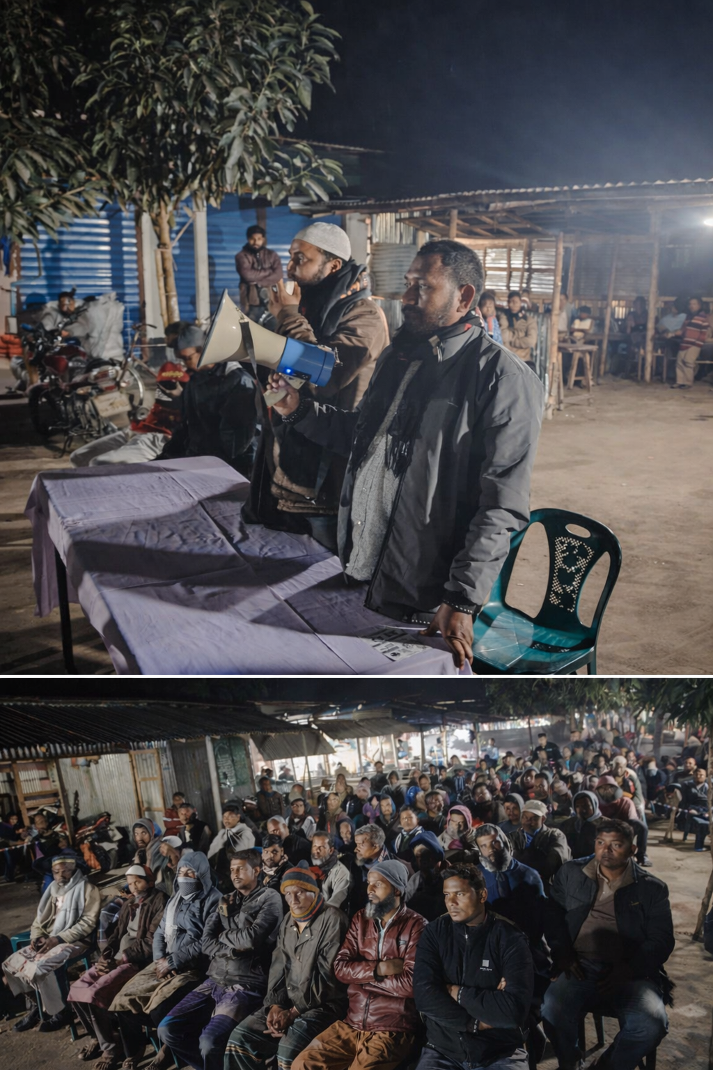 কাহারোলে দিনাজপুর–১ আসনে জনসমর্থন জোরদার করতে উঠান বৈঠক