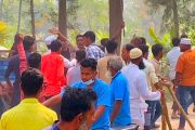 জয়পুরহাটে ফুটপাত দখলমুক্ত করতে অভিযান