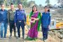 ৪ দফা দাবিতে জয়পুরহাট পৌরসভার শ্রমিকদের মানববন্ধন