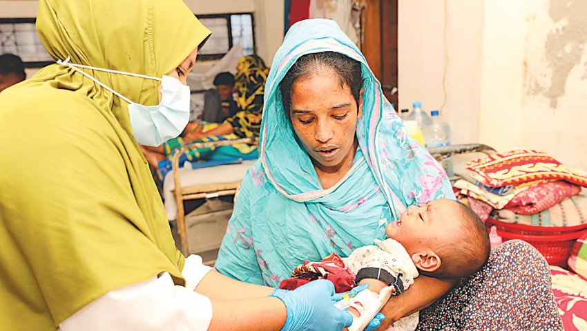 রাজশাহীর উপজেলা গুলোতে হামের টিকা দেয়া হবে