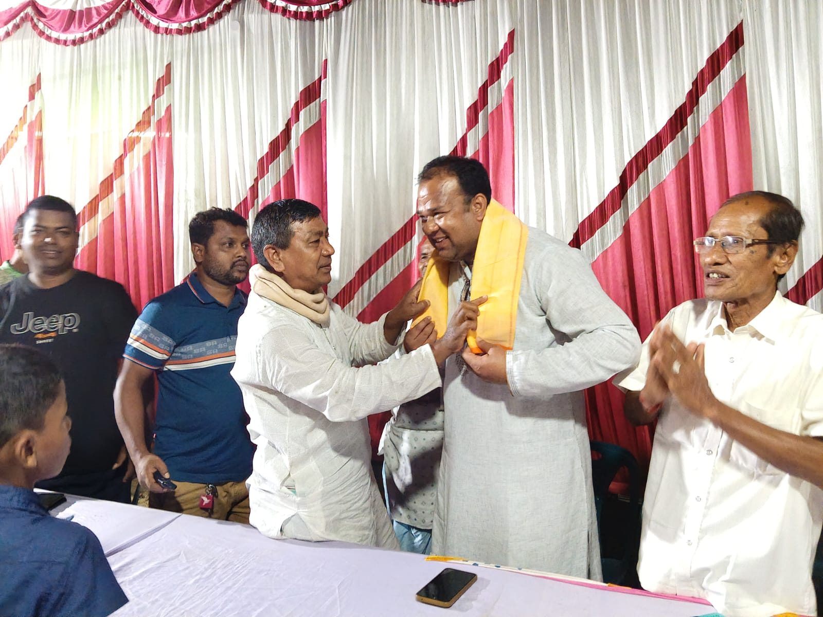 পাল্টাপুর হরিবাসরে আক্কাস আলী: মানুষের মাঝে সম্প্রীতির সেতুবন্ধন