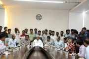 নজরুল বিশ্ববিদ্যালয় পরিদর্শন করলেন সংস্কৃতি মন্ত্রী নিতাই রায় চৌধুরী