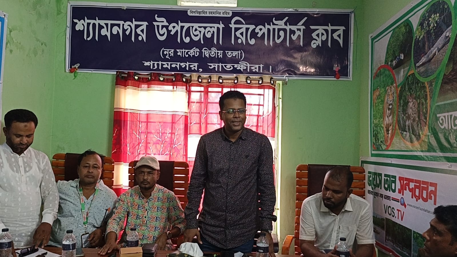 শ্যামনগর উপজেলা রিপোর্টার্স ক্লাবে নবাগত অফিসার ইনচার্জ এর সাথে মতবিনিময় সভা অনুষ্ঠিত