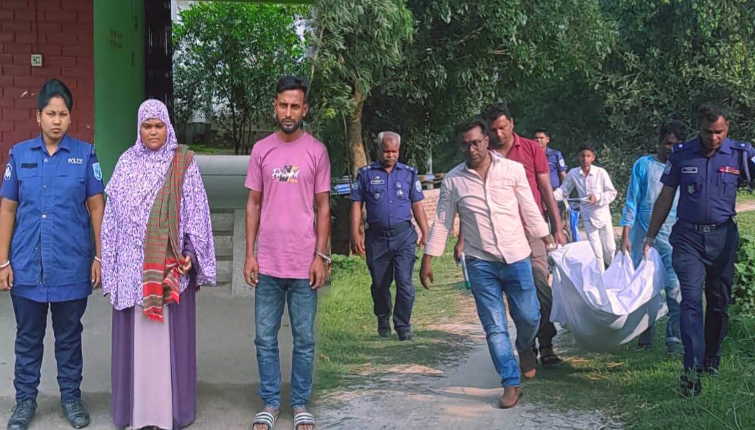 কাহারোলে অজ্ঞাত লাশের রহস্য উদঘাটন, গ্রেপ্তার ২