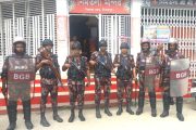 আসন্ন শারদীয় দুর্গাপূজার নিরাপত্তা ডিউটি পালনে দিনাজপুরে ৪২ বিজিবির পূর্ব প্রস্তুতি
