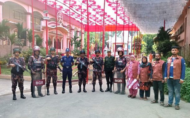দিনাজপুরে পুজামন্ডপের নিরাপত্তায় ১৪ প্লাটুন বিজিবি মোতায়েন