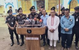দিনাজপুরে শারদীয় দুর্গাপূজা উপলক্ষে এসআরবি-১৩ এর প্রেস ব্রিফিং